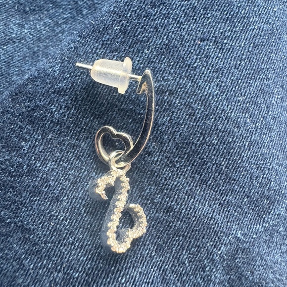 Open heart earring gold - Picture 1 of 4